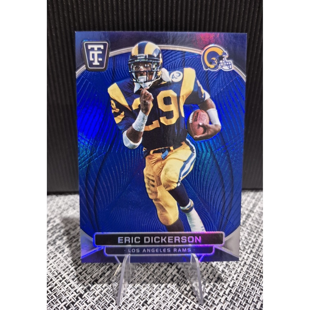 2024 Panini Totally Certified - Legends Eric Dickerson #196 Mirror Platinum Blue